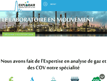 Tablet Screenshot of explorair.com